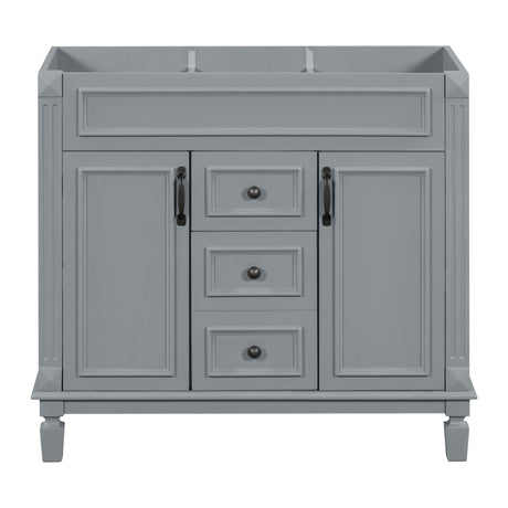 Bathroom Vanity Cabinet With 2 Soft Closing Doors And 2 Drawers