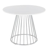 Canary - Cosmo Dining Table - Silver Base