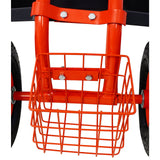 Rolling Garden Scooter Cart Seat With Wheels, 360 Swivel, Tool Tray
