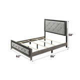 Jehoram - Queen Bed - Gray