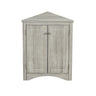 Triangle Bathroom Storage Cabinet With Adjustable Shelves, Freestanding Floor Cabinet For Home Kitchen