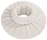 Arc - Boucle Fabric 8 Piece Round Modular Sofa