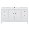 Bathroom Vanity With Separate Sink, Soft Close Doors And 4 Drawers