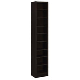Eliam - 8-Shelf Bookcase - Cappuccino