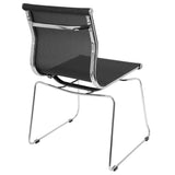 Mirage - Chair (Set of 2) - Chrome, Black Mesh