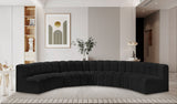 Arc - Boucle Fabric 7 Piece U-Shaped Modular Sofa