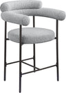 Blake - Counter Stool With Black Base (Set of 2)