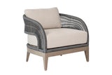 Orbit - Outdoor Patio Chair - Weathered Eucalyptus / Taupe