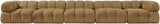 Orin - Fabric Velvet 5 Piece Modular Sofa