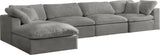 Cozy - 5 Piece Modular Sectional With Chaise