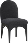 Waldorf - Boucle Dining Side Chair With Black Legs