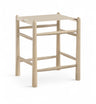 Santos - Backless Counter Stool With Stained Natural Base