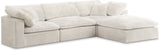 Cozy - 4 Piece Modular Sectional With Chaise
