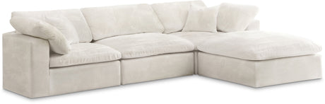 Cozy - 4 Piece Modular Sectional With Chaise