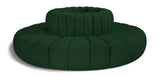 Arc - Boucle Fabric 8 Piece Round Modular Sofa