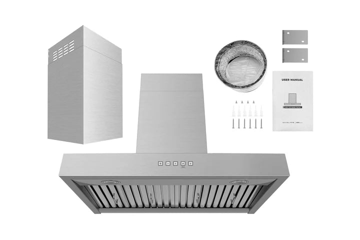 WM-730 Wall Mount Range Hood - Convertible - Pro-Style Design