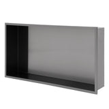 Stainless Steel Shower Niche With Seamless Design For Bathroom Storage