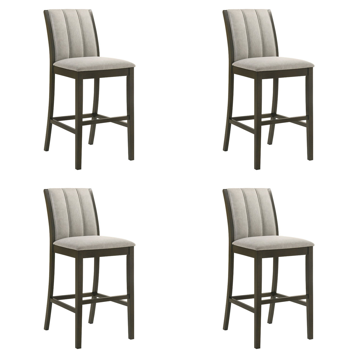 Nolan - 26" Counter Height Rubberwood Barstool (Set of 2)