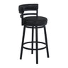Titana - Swivel Barstool - Black Finish