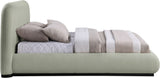 Vaughn - Chenille Bed With Black Base