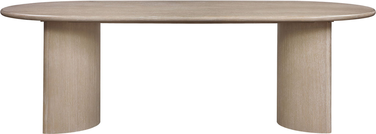 Caldra - Oak Veneer And Solid Wood Dining Table