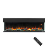 Multi Sided Electric Fireplace, With 5000 Btu Heating