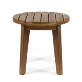 Outdoor Acacia Wood Side Table With Weather Resistance