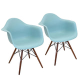 Neo Flair - Chair (Set of 2) - Espresso Wood