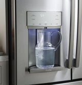 GE Profile(TM) Series ENERGY STAR(R) 27.7 Cu. Ft. French-Door Refrigerator with Hands-Free AutoFill - (PFE28KBLTS)