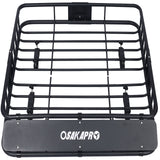 Motoring Rooftop Cargo Carrier Basket Steel, Universal Fit Roof Rack