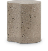 Dimple - End Table - Terazzo Finish