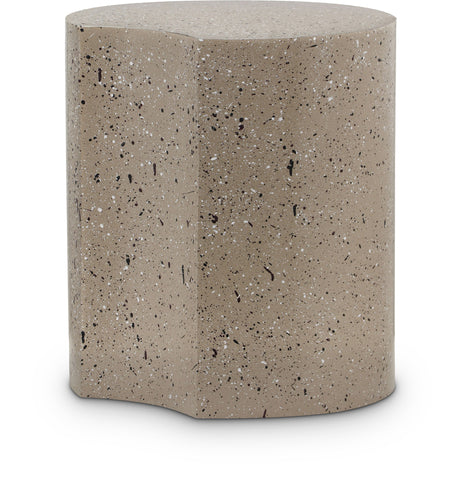 Dimple - End Table - Terazzo Finish