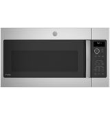 GE Profile PVM9215SKSS over-the-range microwave - angled view