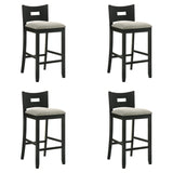 Ren - 30" Bar Height Rubberwood Barstool