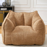Comfortable Chenille Sofa Chairs With Highly Resilient Foam For Living Rooms And Bedrooms