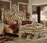 HD-7266 - 4 Piece Eastern King Bedroom Set - Pickle Frost With Silver Highlight