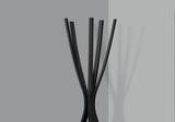 Free Standing Coat Rack 5 Hooks For Entryway - Black