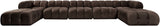 Orin - 7 Piece Modular Sectional (3 Modular Chairs, 2 Corner Chairs & 2 Ottomans)