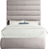 Adam - Linen Fabric Bed With 70.5" Headboard