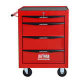 Rolling Metal Tool Chest With Drawers, Steel Storage Cabinet With Ball Bearing Slides