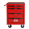 Rolling Metal Tool Chest With Drawers, Steel Storage Cabinet With Ball Bearing Slides