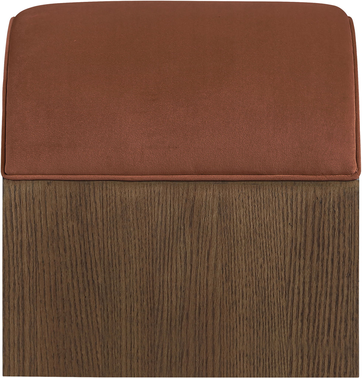Sable - Velvet Performance Fabric Upholstered Bench