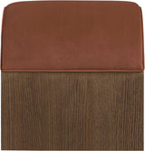 Sable - Velvet Performance Fabric Upholstered Bench
