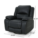 Stylish Wide Manual Swivel Standard Recliner