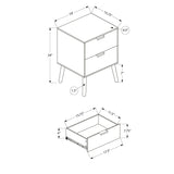 Accent Table With Storage Drawers - Brown