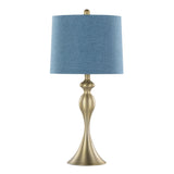 Ashland - Contemporary Metal Table Lamp (Set of 2) - Gold Metal