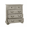 Modern 5 Drawer Dresser For Bedroom, Ample Storage Wide Chest Of Drawers