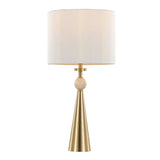 Cone - Travertine Table Lamp (Set of 2)