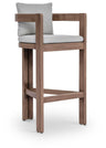 Newport - Water Resistant Fabric Upholstered Outdoor Patio Bar Stool