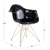 Neo Flair - Chair (Set of 2) - Espresso Wood